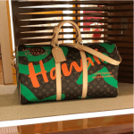 Louis Vuitton Green Hawaii Monogram Canvas Keepall Bandouliere 50 Bag