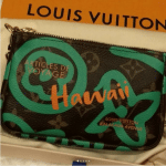 Louis Vuitton Green Hawaii Monogram Canvas Mini Pochette Bag