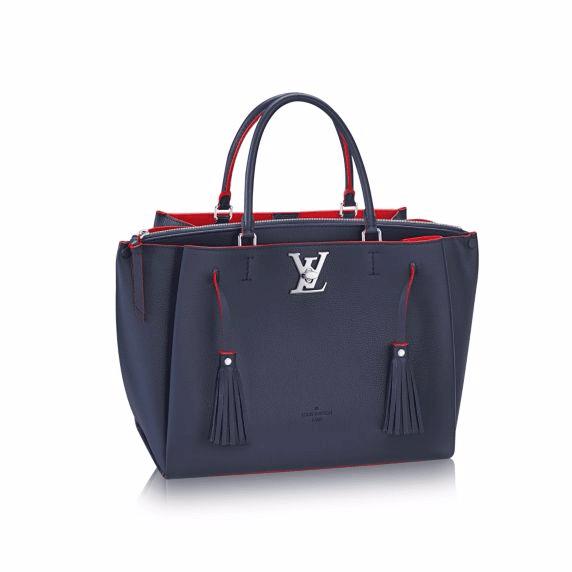 Louis Vuitton, Bags, Louis Vuitton Lockme Ii Bb Marine Rouge