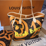 Louis Vuitton Orange Puerto Banus Monogram Canvas Tahitienne Neverfull Bag