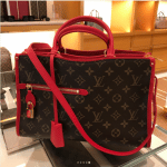 Louis Vuitton Red Monogram Canvas Popincourt PM Bag 1