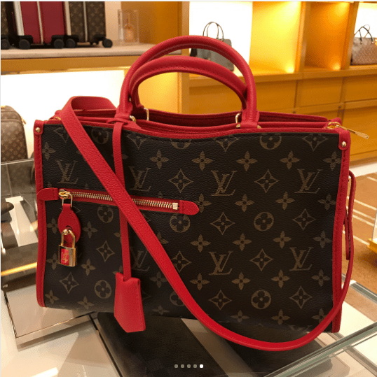 Louis Vuitton Black & Monogram Canvas Popincourt MM NM QJBGDZ5VKA003