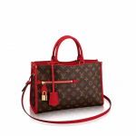 Louis Vuitton Red Monogram Canvas Popincourt PM Bag