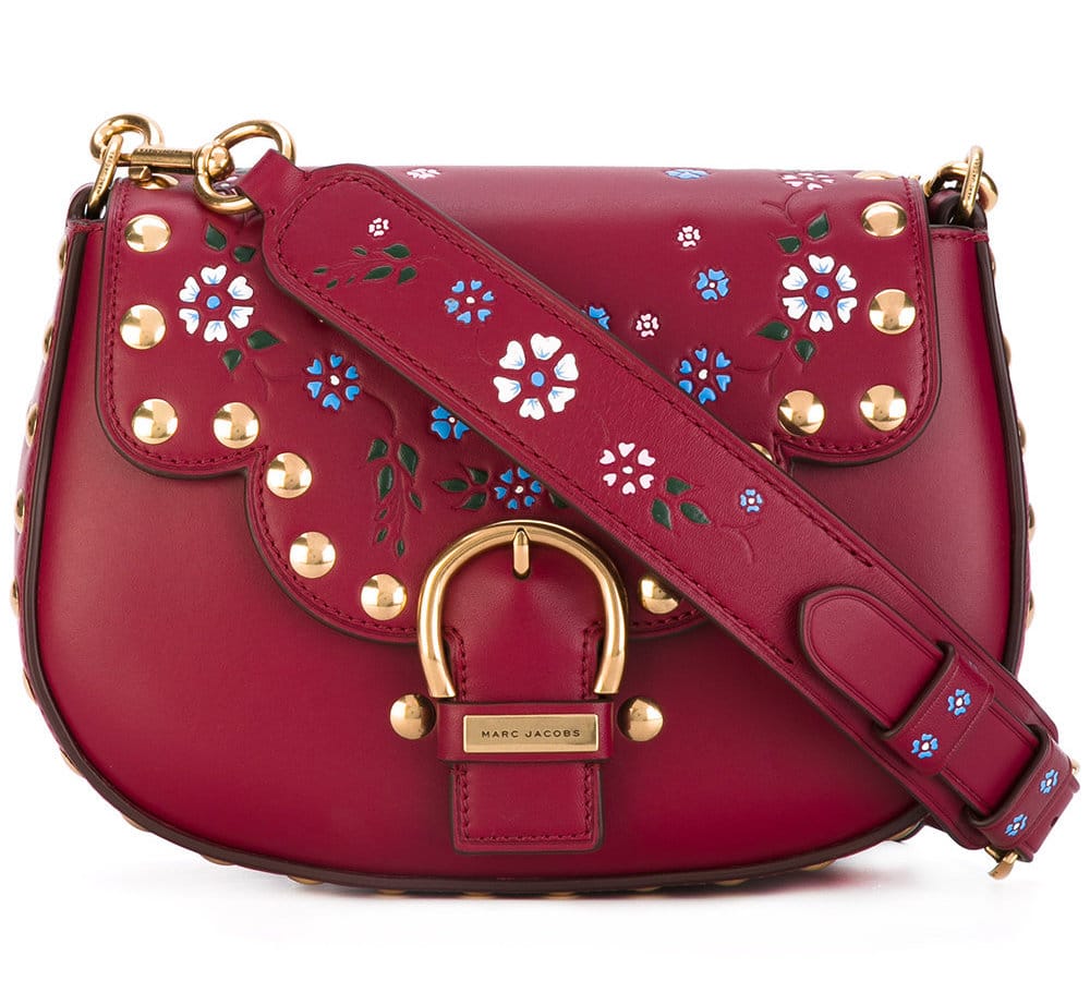 Marc Jacobs Navigator Floral Saddle Bag