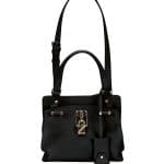 Valentino Black Joylock Small Handle Bag