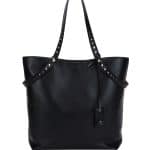 Valentino Black Lovestud Leather Tote Bag