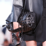 Valentino Black Rockstud Top Handle Bag - Resort 2018