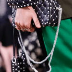 Valentino Black/White Rockstud Camera Bag - Resort 2018