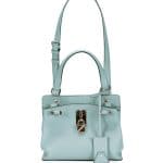 Valentino Blue Joylock Small Handle Bag