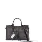 Balenciaga Gray Blackout Small City Bag