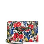 Balenciaga Multicolor Floral Print Classic Flat Zip Pouch Bag