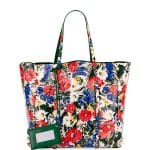 Balenciaga Multicolor Floral Print Everyday Tote Bag