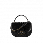 Chanel Black Python Coco Curve Messenger Bag
