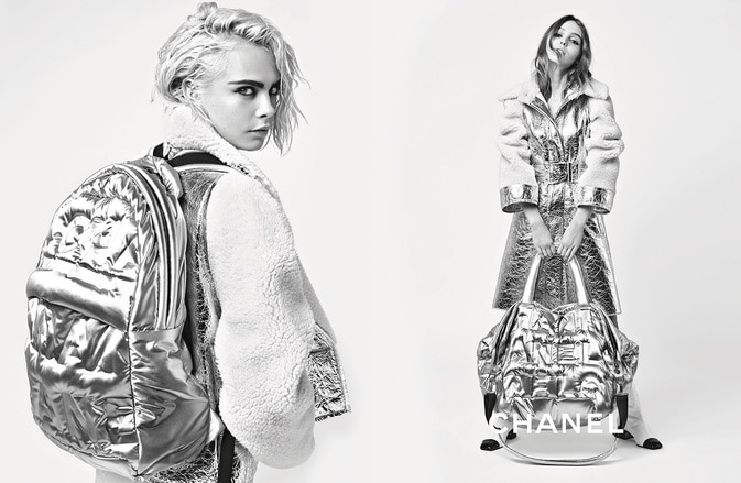 Våbenstilstand Udover skadedyr Chanel Fall/Winter 2017 Ad Campaign Stars Cara Delevingne and Lily  Rose-Depp - Spotted Fashion