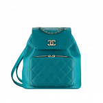 Chanel Green Business Affinity Backpack Bag