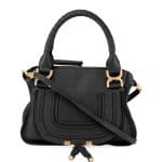 Chloe Black Marcie Small Satchel Bag