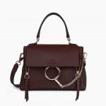 Chloe Carbon Brown Faye Small Day Bag