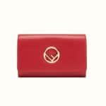 Fendi Red Logo Wallet on Chain Bag