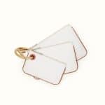 Fendi White Triplette Pouch Bag