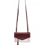 Givenchy Burgundy/Pink/White Duetto Crossbody Bag