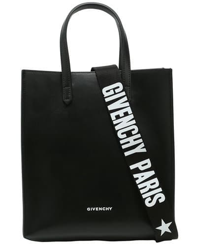 Givenchy Small Stargate Strap Leather Tote Bag