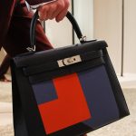 Hermes Black with Colorblock Kelly Bag - Resort 2018