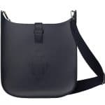 Hermes Bleu Indigo Evelyne Sellier 33 Bag