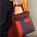 Hermes Burgundy with Colorblock Kelly Bag 2 - Resort 2018