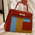 Hermes Fauve with Colorblock Kelly Bag 3 - Resort 2018