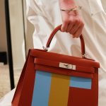 Hermes Fauve with Colorblock Kelly Bag - Resort 2018
