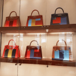 Hermes Kelly with Colorblock Bags - Resort 2018