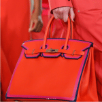 Hermes Red with Indigo and Pink Piping Birkin Bag 4 - Resort 2018