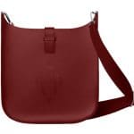 Hermes Rouge H Evelyne Sellier 33 Bag