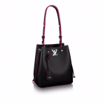 Louis Vuitton Noir Lockme Bucket Bag