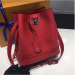 Louis Vuitton Rubis Braided Lockme Bucket Bag 2