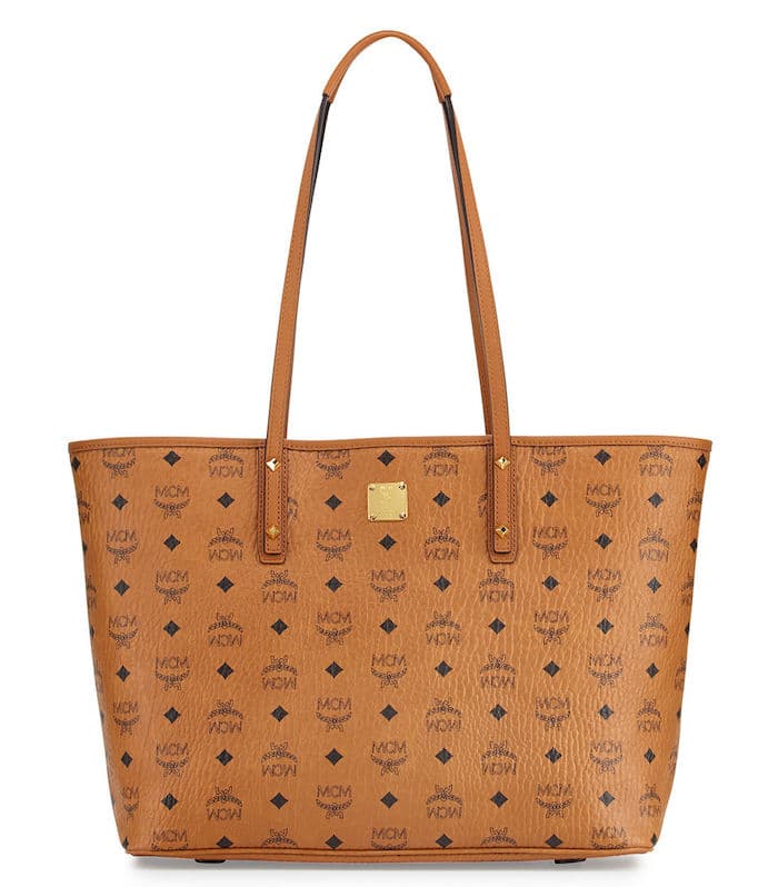 MCM Anya Medium Top-Zip Shopper Bag