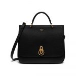 Mulberry Black Small Classic Grain Amberley Bag