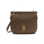 Mulberry Clay Small Classic Grain Amberley Satchel Bag