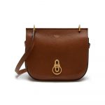 Mulberry Oak Natural Grain Leather Amberley Satchel Bag