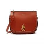 Mulberry Rust Silky Calf Amberley Satchel Bag