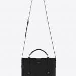 Saint Laurent Black Leather Charlotte Large Messenger Bag
