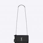 Saint Laurent Black Patent Medium Sunset Bag