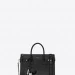 Saint Laurent Black Sac De Jour Souple Baby Duffle Bag