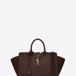 Saint Laurent Hazel Leather/Suede Small Downtown Cabas Bag