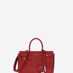 Saint Laurent Lipstick Red Baby Sac de Jour Souple Bag