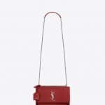 Saint Laurent Lipstick Red Medium Sunset Bag