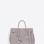 Saint Laurent Mouse-Gray Small Sac de Jour Souple Bag