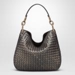 Bottega Veneta Dark Bronze Intrecciato Nappa Small Loop Bag