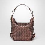 Bottega Veneta Dark Copper Intrecciato Nappa Shoulder Bag