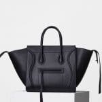 Celine Black Supple Calfskin Medium Luggage Phantom Bag